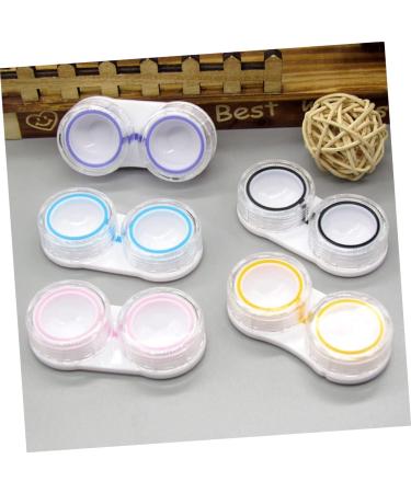 Travel Contact Lens Organizer Set - 45 STK Colored Lens Containers Soaking Mini Holders & Storage for Easy Travel - Buy Online on GoSupps.com