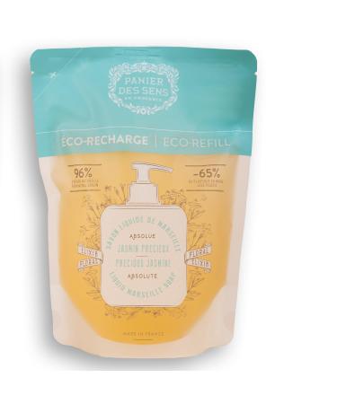 Panier des Sens Marseille Liquid Soap Refill Bag Jasmine - 2x500ml Made in France - International Shipping Available - Buy Online on GoSupps.com