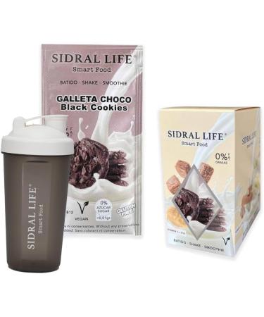  SIDRAL LIFE SIDRAL LIFE - Dulce Mix + Shaker 600 ml - Sweetened drinks and 4 coffee varieties - Instant powdered milk drinks - Sugar-free flavors with vitamins C and B12-B16 - Buy Online on GoSupps.com