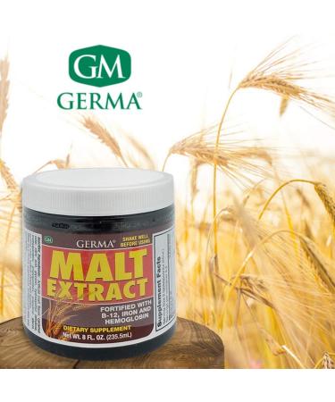 Germa Malt Extract 8 oz with Vitamins and B-12 - Ultimate Nutrition Boost - Buy Online on GoSupps.com