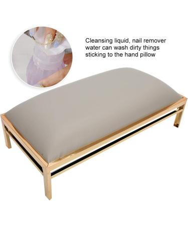 Nail Art Hand Pillow Waterproof Manicure Arm Rest Pillow Reduce Hand Pressure Relieve Hand Fatigue Nail Salon For Household(gray) - Buy Online on GoSupps.com