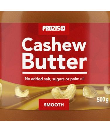 Prozis Beurre de Noix de Cajou 500 g Onctueux Source de Prot ine Naturelle - Adapt aux r gimes Vegan Kosher et Halal - Sans Lactose Sel Sucre ni Huile de Palme - Buy Online on GoSupps.com