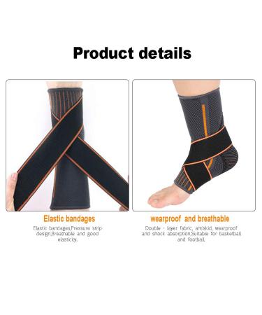 GOTOTOP Compression Ankle Brace - Breathable Support for Injured Ankles | One Size Fits All - Ideal for Football - International Shipping Available - Buy Online on GoSupps.com