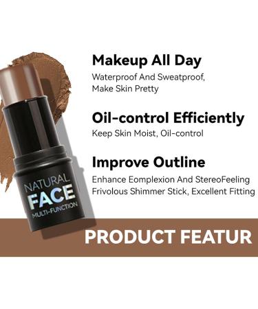 Sitovely 3 Pcs Blush Stick Highlighter Stick and Bronzer Contour Stick Contour Cream Stick Blush Highlighter Bronzer Stick Long Lasting Natural Highlighters and Illuminators. - Buy Online on GoSupps.com