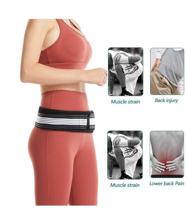 Paskyee Si Joint Belt for Women and Men - Alleviate Sciatic, Pelvic, Lower Back Pain | Anti-Slip Sacroiliac Belt - Pilling-Resistant Pelvic Support - Buy Online on GoSupps.com