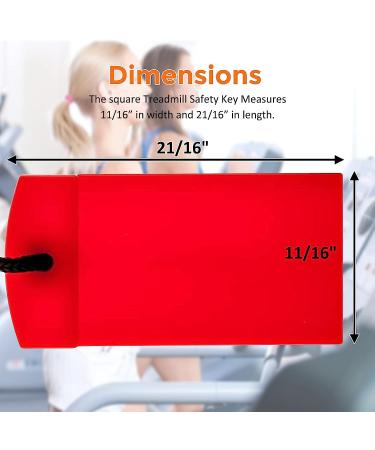 Universal Treadmill Safety Key for Proform, Weslo, Reebok, Epic, Golds Gym, Freemotion, Healthrider - Plastic Key - Buy Online on GoSupps.com