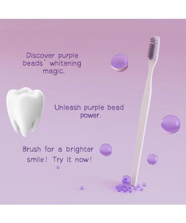 MSDRWIKEY 2-Pack Popping 7-Pro Whitening Toothpaste | Deep Whitening & 7 Probiotics for Oral Health | Purple Beads for Extra Freshness | Fluoride-Free - Buy Online on GoSupps.com