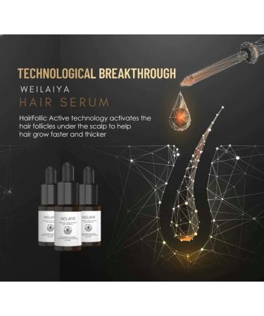 Weilaiya Ginger Hair Root Nourishing Essence - Hair Growth Serum (8 Tubes/Pack) - International Shipping Available - Buy Online on GoSupps.com