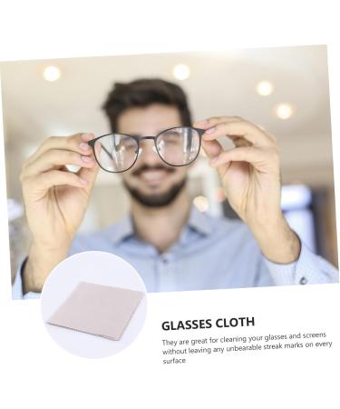 FOMIYES 100pcs Glasses & Screen Cleaning Cloth - Premium 14x14cm Microfiber Lens Cloth for Eyeglasses Phones & Electronics - Grey - Buy Online on GoSupps.com