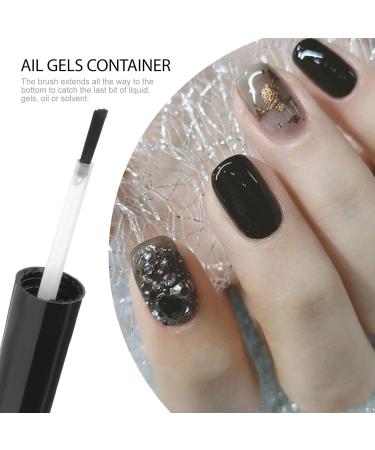 FRCOLOR Set of 20 Flat Nail Polish Bottles with Cap and Brush 15ml Glass Container for Nail Polish Storage Ideal for Manicures - Buy Online on GoSupps.com