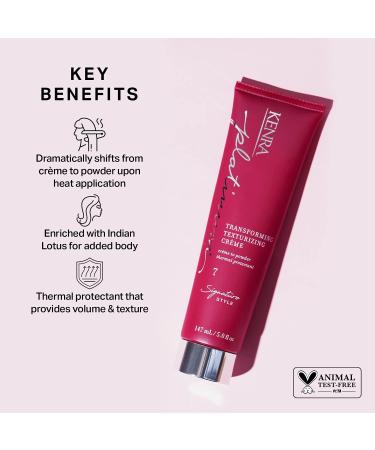 Kenra Platinum Transforming Texturizing Cr me 7 | Thermal Protection Styler | 5 fl. oz | All Hair Types - Buy Online on GoSupps.com