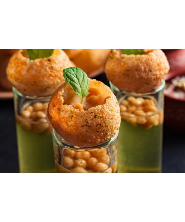JCR Pani Puri Raw Granules Gol Gappa 200g for frying air frying or microwave - Buy Online on GoSupps.com
