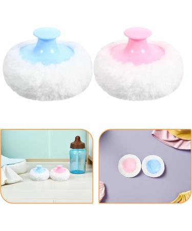 Kit de 6 houppettes pour le visage de b b mini applicateur de doux et moelleux outil de m lange d licat pour les b b s houppette de beaut portable pour la maison et les voyages - Buy Online on GoSupps.com