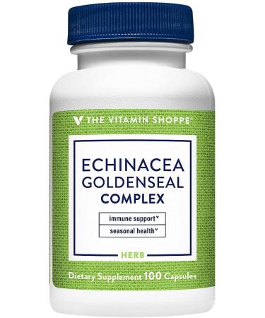The Vitamin Shoppe Echinacea - Immune System Support Seasonal Wellness & Respiratory Health (100 Capsules) - Buy Online on GoSupps.com