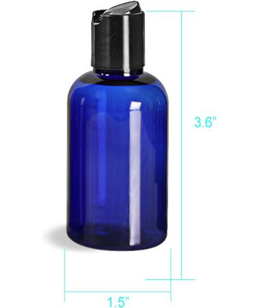 Buy ljdeals 2 oz Cobalt Blue PET Refillable Bottles - BPA Free TSA Approved Pack of 12 - Made in USA | International Shipping Available - Buy Online on GoSupps.com