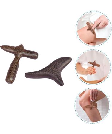 Adocarn Handmade Foot Massage Tools - 2-Piece Jade & Wooden Devices for Acupuncture & Muscle Relief - Buy Online on GoSupps.com