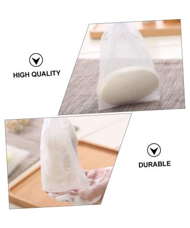 Buy NOLITOY 100 Pcs Soap Bag Foam Net - Mesh Soap Pouch & Saver for Body & Facial - White Shower Loofah - 12x9CM - Perfect for International Shipping - Buy Online on GoSupps.com