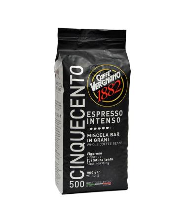 Caff Vergnano 1882 Espresso Intenso 500 Cinquecento - Whole Coffee Beans 1kg