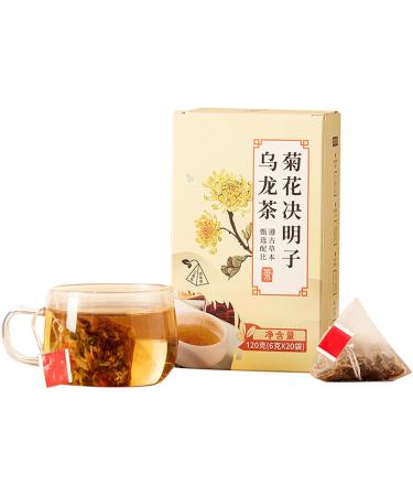Herbal Tea Bags 20 Units Traditional Chrysanthemum Cassia Seed Tea With Pure Natural Plant Ingredients Gift For Tea Lover - Buy Online on GoSupps.com