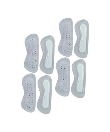 FRCOLOR 4 Pairs Anti-wear Back Stickers High Heel Cushion Loose Grips Liner Mules for Women Heels High Heel Pad Foot Heel Pads High Heel Grips Do Not Follow Half Size Pad Double Sided Tape