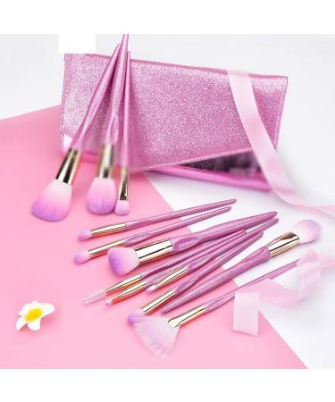 12pc Makeup Brush Set - Complete Powder & Eye Shadow Brushes for Flawless Makeup | Ships Internationally - Buy Online on GoSupps.com
