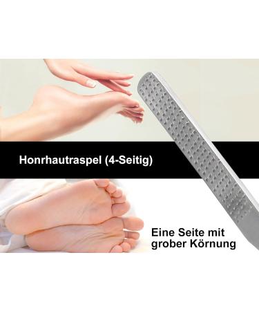 Premium Horn Skin Remover - Solingen 4-Sided Hornhaut File for Pedicure & Foot Care - International Shipping Available - Buy Online on GoSupps.com