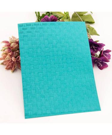 PUPUZAO Plastic Embossing Folder (Weaving Pattern | 5x7 inches) - Ideal for Card Making & Scrapbooking - Buy Online on GoSupps.com