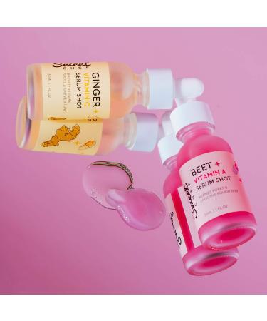 Sweet Chef Beet + Vitamin A Serum Shot Face Serum - Hydrating Retinol Serum with Seaberry Extract for Radiant Skin - 30ml - Buy Online on GoSupps.com
