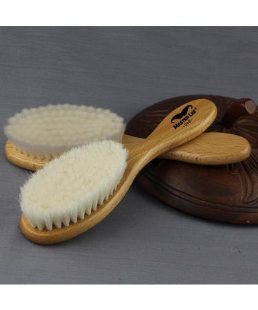 Beaupretty 2pcs Vintage Wooden Mustache Brush Set - Perfect Grooming for Men - Buy Online on GoSupps.com