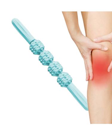 Muscle scooter for legs multifunctional massage roller stick ergonomic massage roller for shoulders portable roll rod for back waist muscle roller leg massage roller