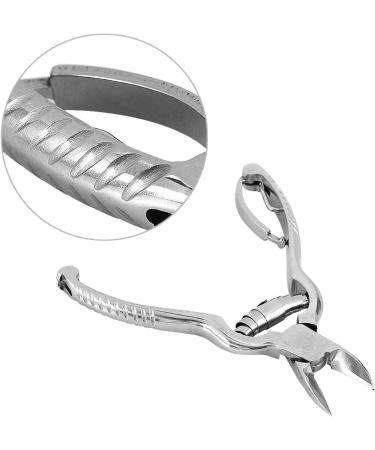Cuticle Nipper Lightweight 5.3 * 2.2 * 0.5Inch Stainless Steel Compact Size Pedicure Tool Practical Adults for Home Nail Professional Salon - Buy Online on GoSupps.com