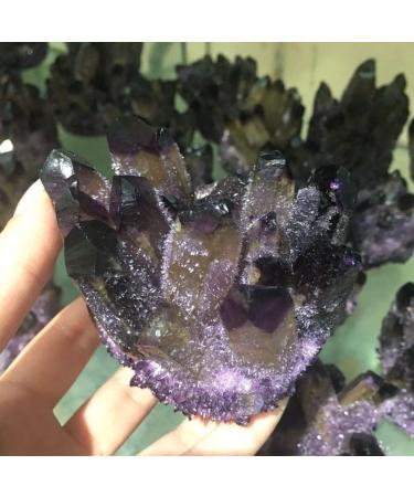 Room Decoration Natural Crystals and Stones Natural Amethyst Quartz Crystal Cluster Phantom Quartz Raw Specimen for Home Decoration for Decoration (Color : 700-800g) - Buy Online on GoSupps.com