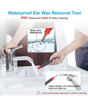 1080P HD Earwax Removal Tool | Waterproof | Easy to Use | 3.5mm Ear Camera with 6 LED Lights | For iOS & Android | Kids & Adults - Buy Online on GoSupps.com