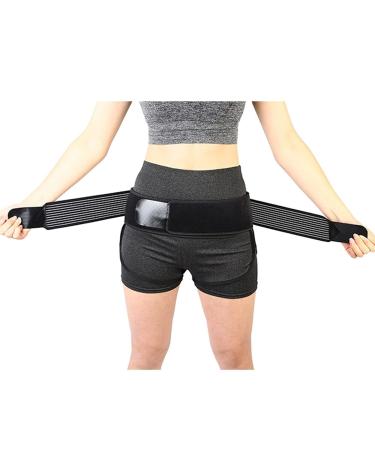 Back correction hip belt immediate relief in sciatica pelvis lower back lumbar spine leg pain SI joint support sciatic nerve support health and relaxation (size: Onecolor M