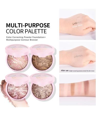 baked powder foundation primer or setting powder bronzer blush balance highlighter hair contour filling powder buildable natural bronze glow  - Buy Online on GoSupps.com
