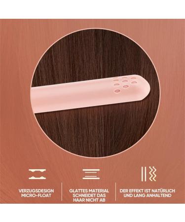 Jocelynnae Ceramic Mini Hair Curler Mini Dual-Purpose Curling Iron Travel Curling Iron USB Rechargeable Curling Wand 2-in-1 Mini Curling Wand for Men and Women (Phink) - Buy Online on GoSupps.com