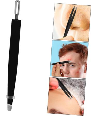 HONMEET Double-Ended Eyebrow Tweezers Tweezer for False Eyelash Eyebrow Trimming Tweezer Trimming Tool for Eyebrow False Eyelash Pick Tool Professional Tweezer Eyebrow Clip Stainless Steel - Buy Online on GoSupps.com