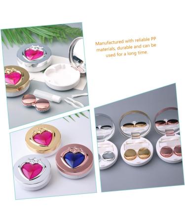 Solustrie 10 STK Contact Lens Container & Organizer - Ceramic Travel Case for Colored Lenses Toothbrush Holder & Cleaning Box - Buy Online on GoSupps.com