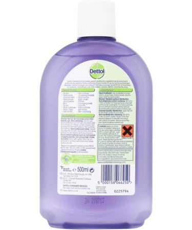 Dettol Disinfectant Liquid Lavender & Orange Oil 500ml - Pack of 1 | Powerful Cleaning Solution - Buy Online on GoSupps.com