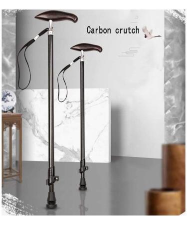 Crutches Lightweight Teleswooden Handle Cane Slip Old Crutches - Buy Online on GoSupps.com