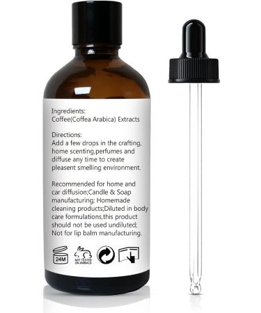Coffee Essential Oil - Premium Home Fragrance for Candles Soaps Diffusers & More | 3.38 oz (100ml) - International Shipping Available - Buy Online on GoSupps.com