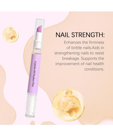 Stylo de soin des ongles stylo poussoir huile pour enlever les cuticules hydrate et renforce avec portable croissance pour les peaux s ches et endommag es - Buy Online on GoSupps.com