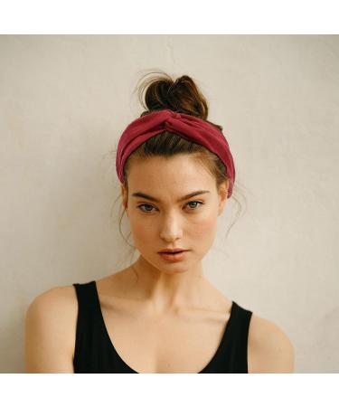 YARIEW 20 Pcs Womens Headbands Set - No Slip Boho Turban Style Hair Accessories for Women and Girls - Buy Online on GoSupps.com