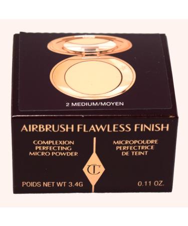 Charlotte Tilbury Mini Airbrush Flawless Finish Setting Powder - 2 Medium - Buy Online on GoSupps.com