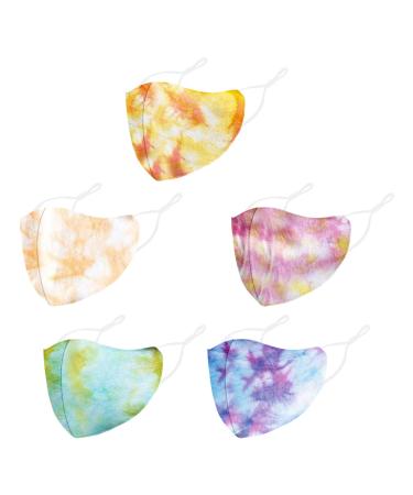 5PCS Neck Gaiter Face Cover Scarf Breathable Gator_Mask Cooling Bandana