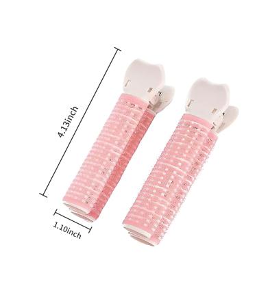 3 Packs Volumizing Hair Root Clips | Natural Fluffy Hair Clips for Instant Bangs | Heatless DIY Hair Curler | Pink - Buy Online on GoSupps.com