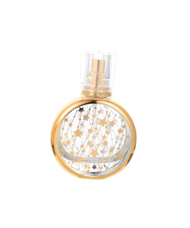 Angoily Perfume Bottle Travel Perfume Fine Mist Spray Bottle Perfume Containing Bottle Walking Stick Tips Metal Perfume Container Gold Spray Perfume Sprayer Filling up Glass