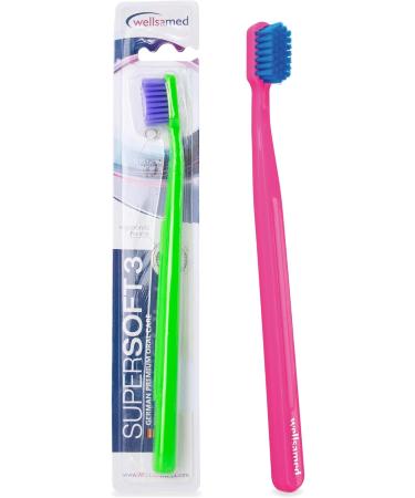 Wellsamed Value Pack: 12 Supersoft Manual Toothbrushes for Sensitive Teeth - Buy Internationally - Buy Online on GoSupps.com