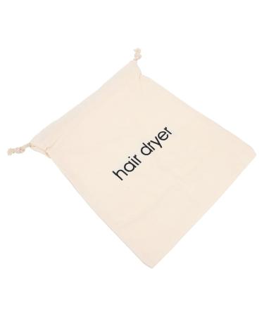BIUDECO 2pcs Hair Dryer Storage Bag Hairdryers Hairdryer Bag for Hair Dryer Holiday Sack Pouch Fabric Beige