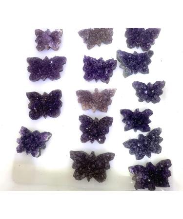 Natural Crystal Rough Home Decor Naturaly Amethyst Quartz Butterfly Shape Quartz Specimen Quality Fengshui Natural Crystals Gifts Natural Crystal Raw Stones and Minerals dingchi - Buy Online on GoSupps.com